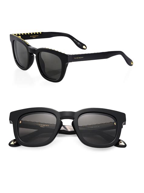 givenchy black tinted square sunglasses|givenchy unisex sunglasses.